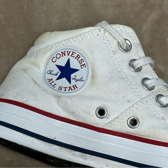 Converse Chuck Taylor All Star Madison Mid Sneakers White Size 7 - Picture 12 of 13